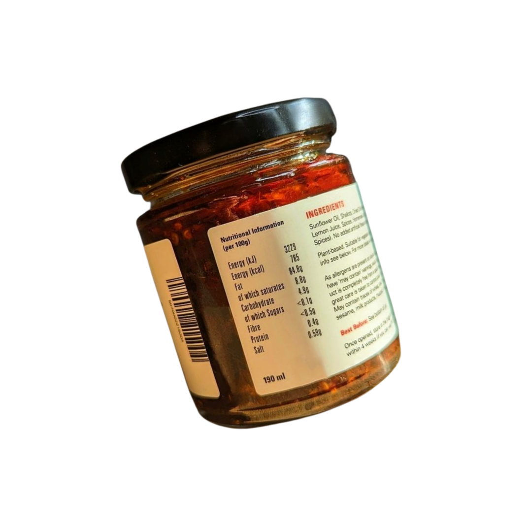 YOK CHAN'S HOTTER! CHILLI OIL - SINGLE JAR (MOSTLY SOLIDS)