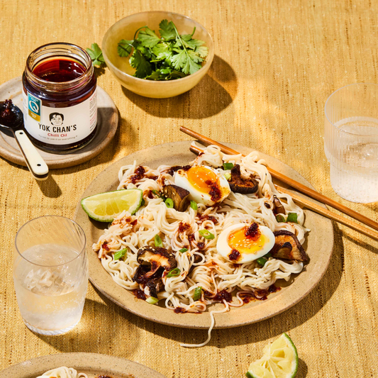 Yok Chan's Chilli Oil on noodles